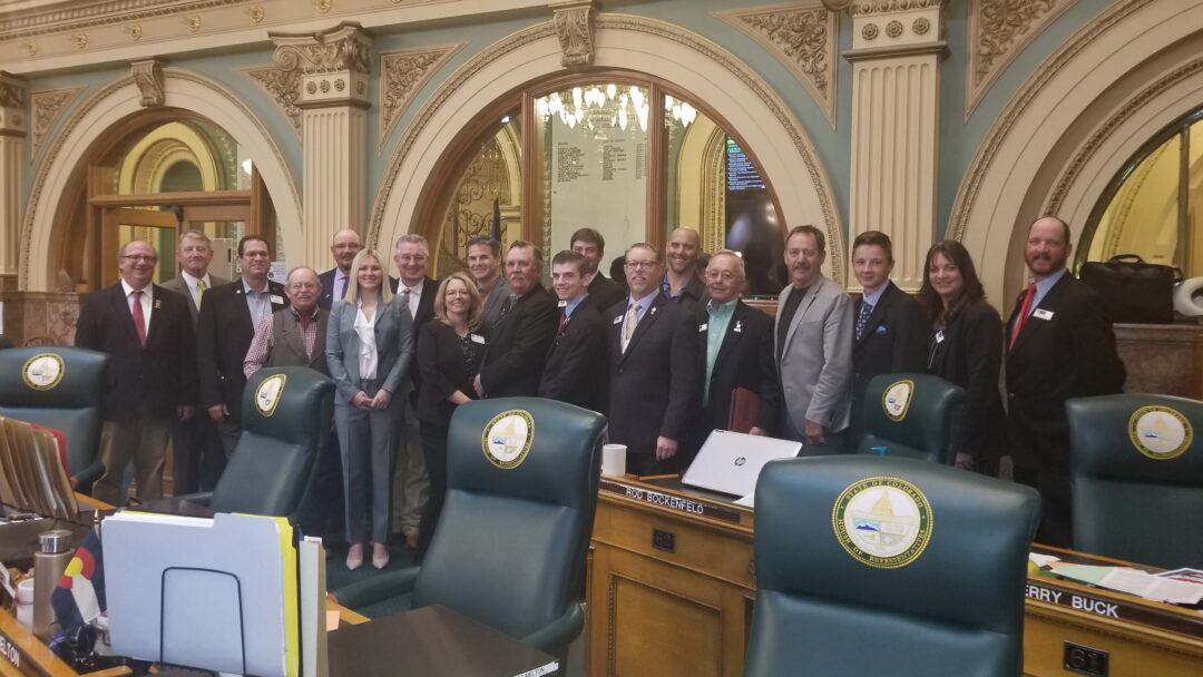 CAA Members at the Colorado House of Representatives session